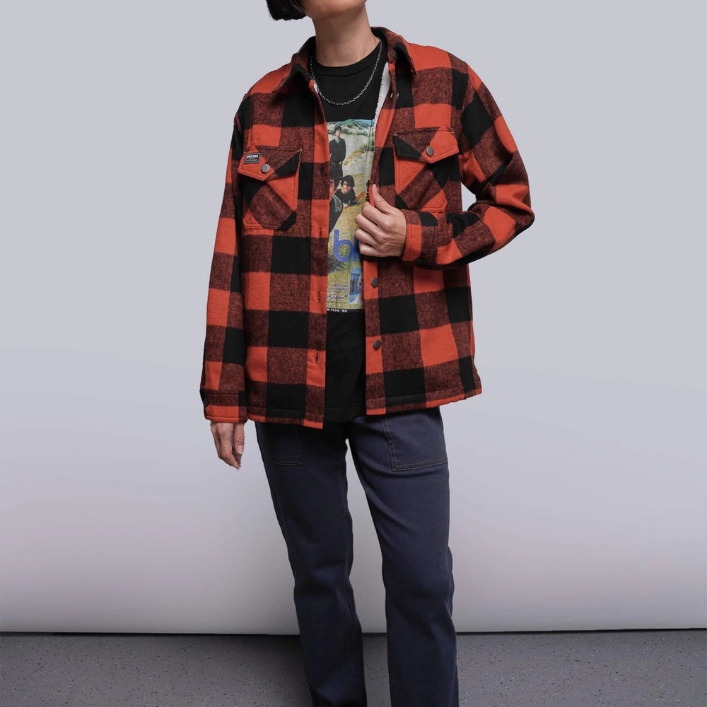 Wildfang fleece lined sherpa jacket